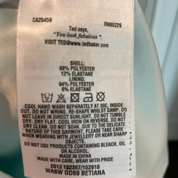 TED BAKER  BETIANA EMBELLISHED BODY CON DRESS MINT GREEN SIZE 2 (US 4) - Picture 5 of 8